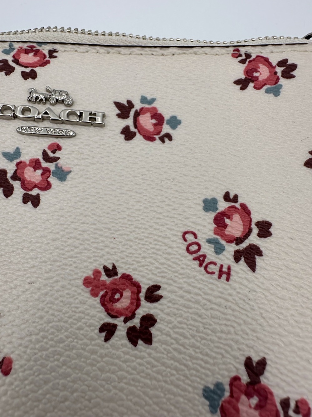 COACH Floral Bloom Small Wristlet - Picture 13 of 15
